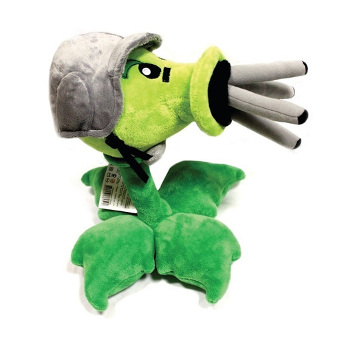 plants vs zombies gatling pea plush