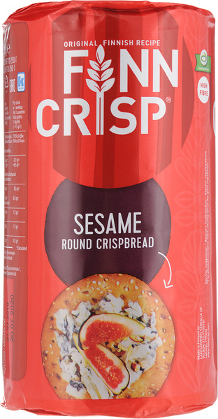 Хлебцы Finn Crisp Sesame, пшеничные с кунжутом, 250 г - купить с ...