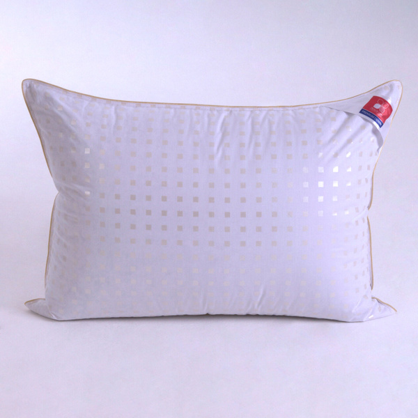 Легкие сны Подушка Афродита, Средняя жесткость, Гусиный пух, 50x70 см ...