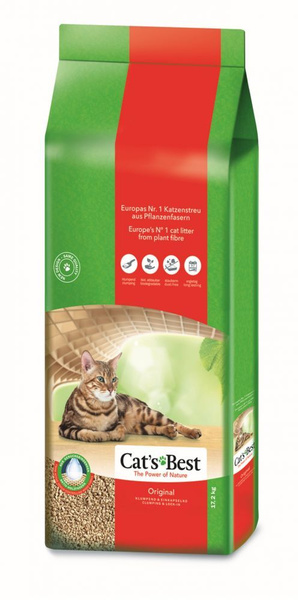 Наполнитель для кошачьего туалета комкующийся древесный Cats Best ...