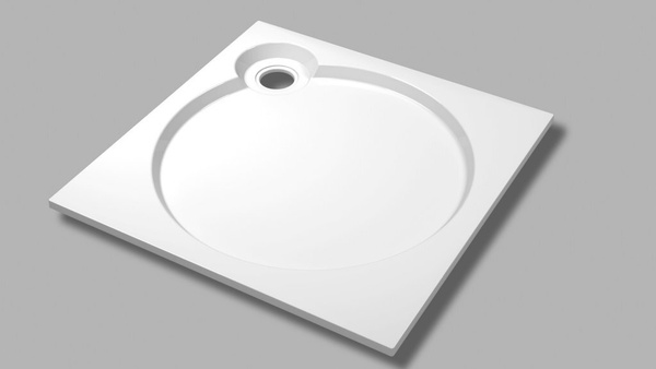 Поддон для душа CEZARES TRAY-S-A-90-56-W из искусственного мрамора ...