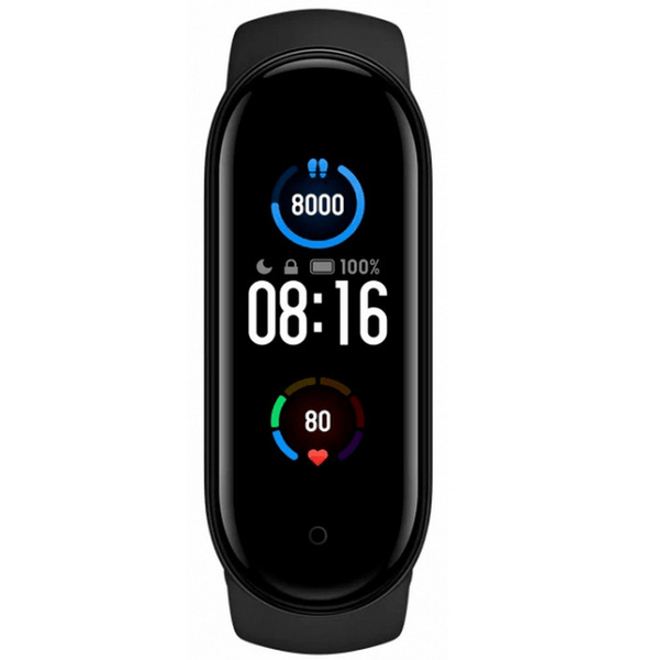 Xiaomi Фитнес-браслет Mi Band 5 XMSH10HM, черный - купить с доставкой ...