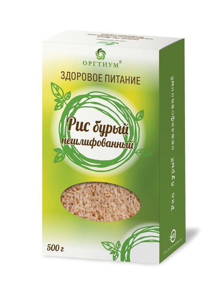 Рис ОРГТИУМ (бурый,нешлифованный) 500 гр - купить с доставкой по ...