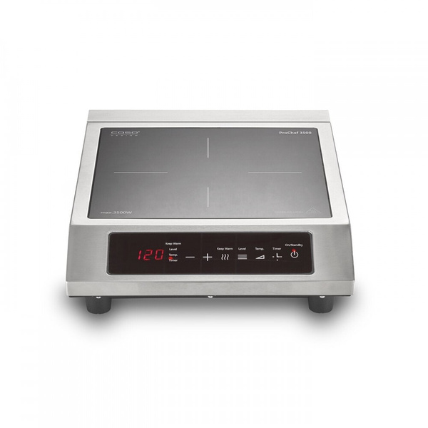 Индукционная настольная плита CASO Pro Chef 3500, серебристый - купить ...