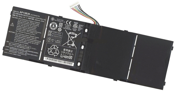 Аккумулятор для ноутбука Acer 3400 мАч, (AP13B3K) купить на OZON по ...