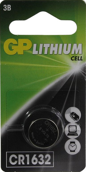 Батарейка CR1632 литиевая GP Lithium CR1632 3V 1 шт - купить с ...