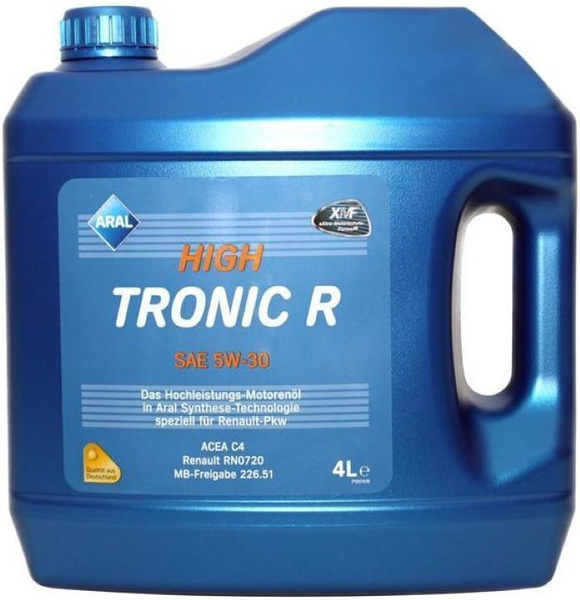 Масло моторное ARAL High TRONIC 5W-30 Синтетическое 4 л купить c ...