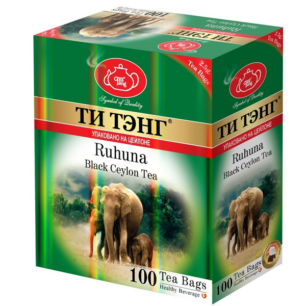 Чай черный Ти Тэнг Ruhuna в пакетиках, 100 пак. - купить с доставкой по ...