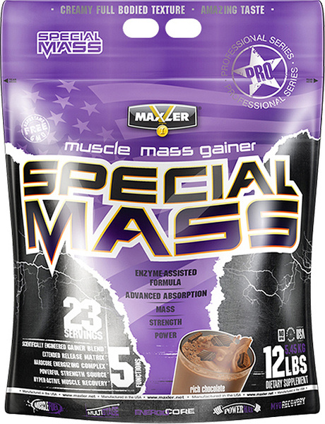 Гейнер Maxler Special Mass Gainer 12 lb Rich Chocolate - купить с ...