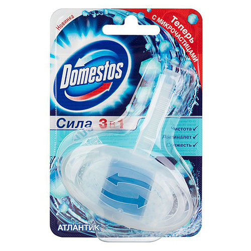 БЛОК DOMESTOS гигиенический д/унитаза АТЛАНТИК 40гр - купить с ...