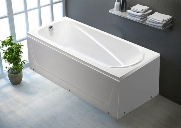 Ванна акриловая WeltWasser WW OKER 150/75 WT 150х75х55 - купить по ...