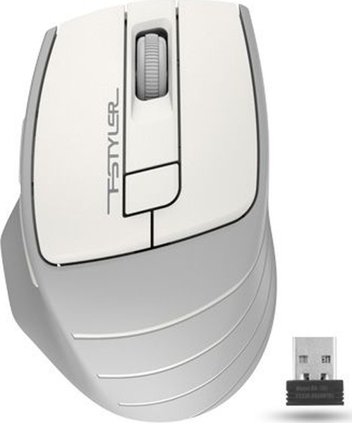 Мышь беспроводная A4Tech Fstyler FG30S 1204073, серый, белый - купить ...
