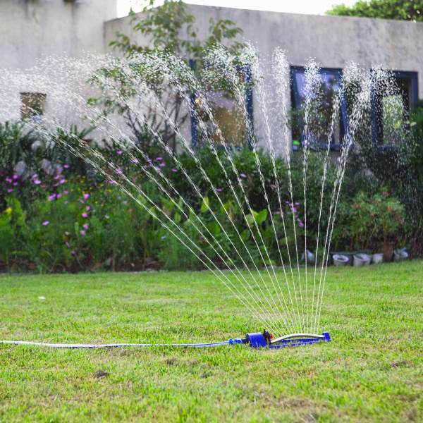 Дождеватель разбрызгиватель садовый GREEN APPLE GWOJ12-042 для полива ...