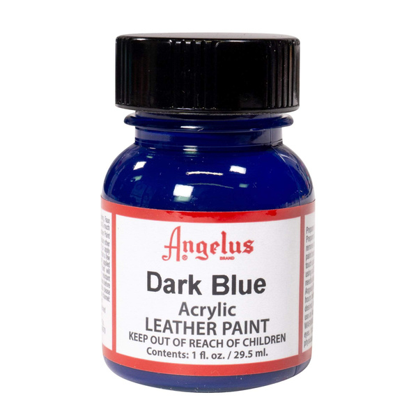 Акриловая художественная краска Angelus для ткани и кожи, Dark blue 179 ...