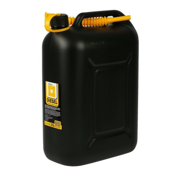 Канистра для бензина Oktan DIESEL, 25 л, пластиковая, черная купить на ...