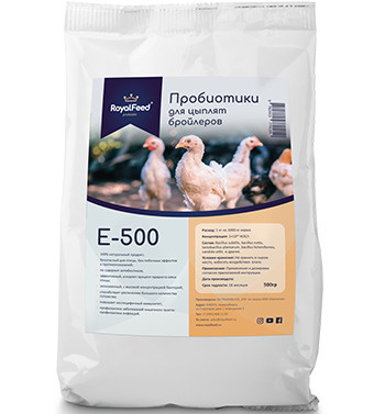 Характеристики Пробиотики для цыплят бройлеров Royal Feed E-500 ...