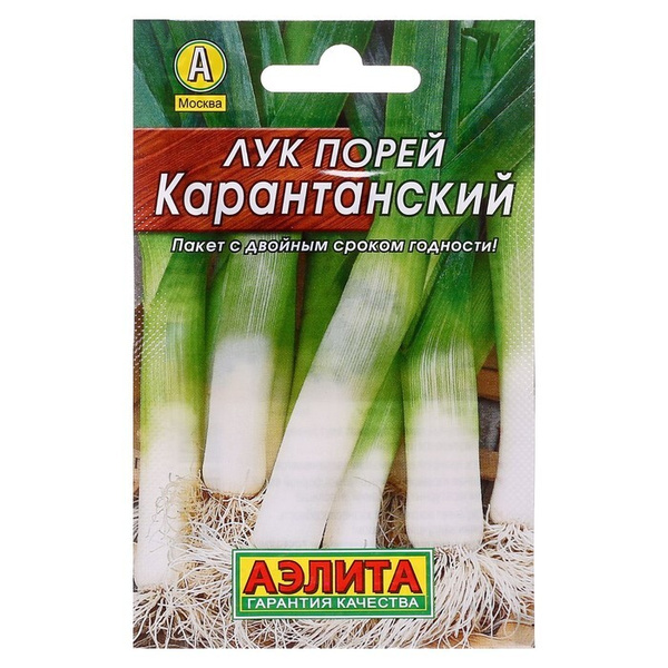 Семена лука порей Карантанский, 5 уп. по 1,0 г, Аэлита, полуострый, холодостойки