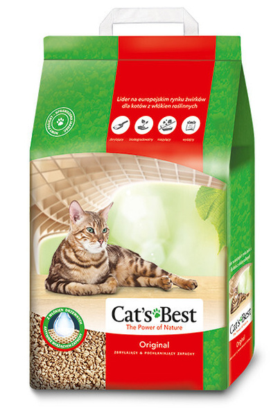 Наполнитель для кошачьего туалета Cat's Best Original древесный ...