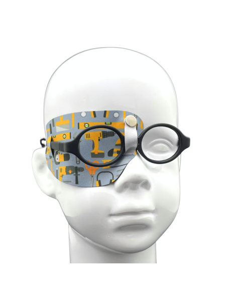 Окклюдер под очки eyeOK "Инструменты", анатомический, для закрытия ...