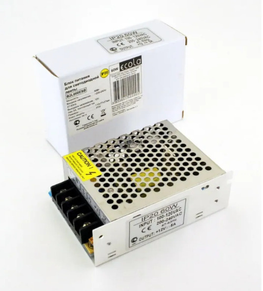 Блок питания для светодиодной ленты Ecola LED strip Power Supply 60W ...