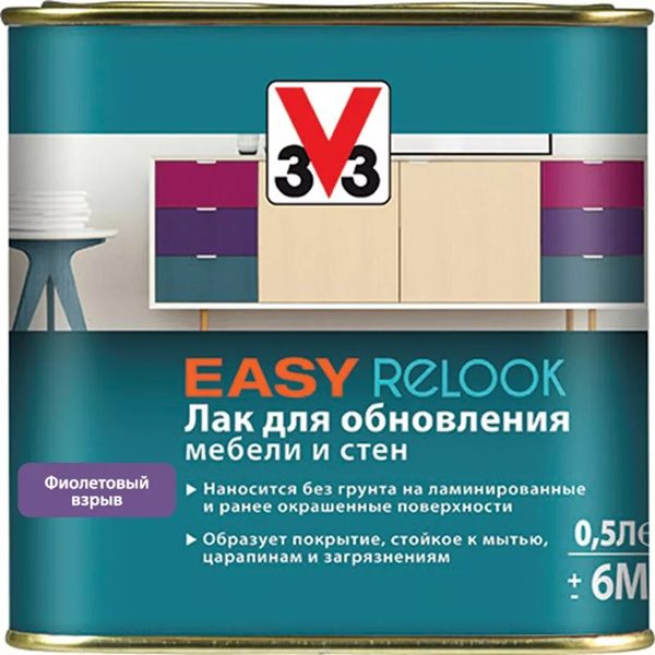 Лак строительный V33, основа Акриловая, работы Внутренние - купить по ...