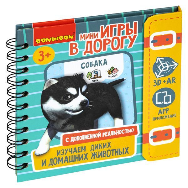 Мини-игры в дорогу "ИЗУЧАЕМ ДИКИХ И ДОМАШНИХ ЖИВОТНЫХ" с дополненной ...