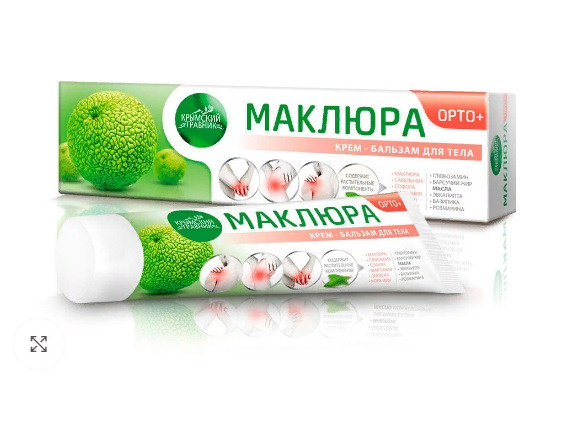 Крымский Травник Маклюра ОРТО+ крем-бальзам при болях в суставах и ...