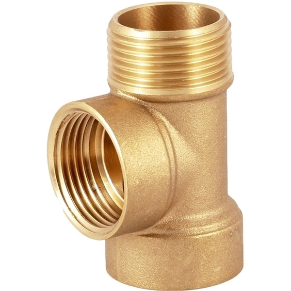 Тройник JEMIX TBC3-3 WAYS (с 3 выводами (1''M, 1''F, 1''F) латунный ...