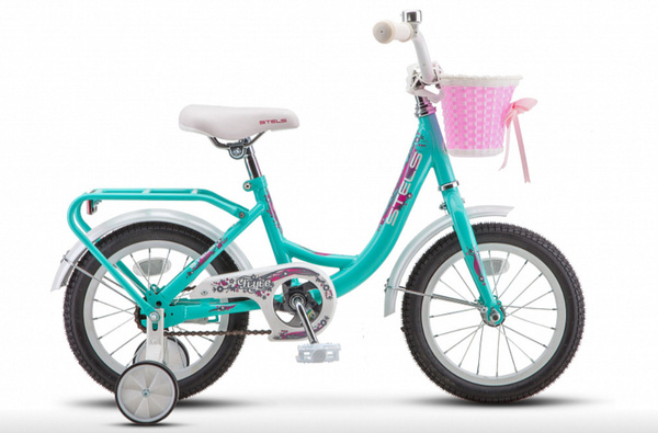 Велосипед детский STELS Flyte Lady-14" 9.5" Бирюзовы, Двухколёсный ...