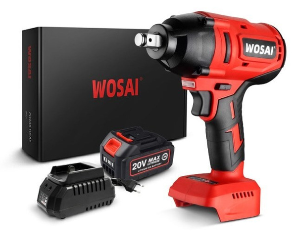 Гайковерт аккумуляторный WOSAI WS-L10 600 Н*м, 20V, 3.0AH 1 аккумулятор ...