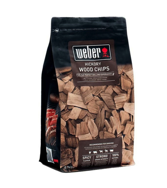 Характеристики Щепа для копчения Weber Гикори 700г, США подробное ...