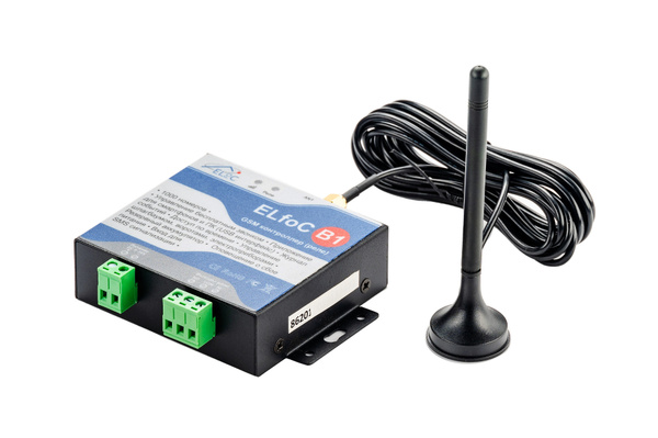 GSM модуль управления шлагбаумом и воротами ELfoC B1 (1000 номеров, USB ...