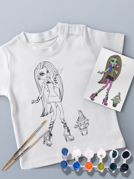 Monster High. Крутые наряды. Робекка и Венера. Раскраска с наклейками