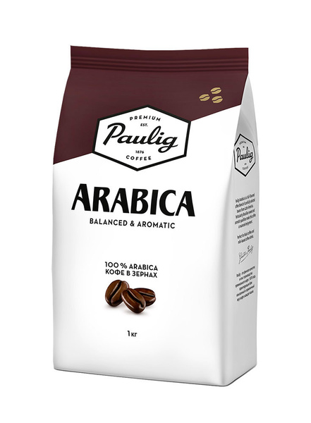 Кофе в зернах Paulig Arabica, 1 кг / Паулик Арабика 1000 г / Кофе в ...