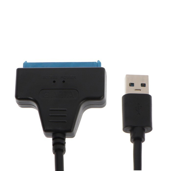 Переходник для SATA, подключение жестких дисков к USB 3.0, черный ...