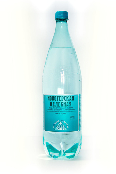 Вода минеральная Новотерская Целебная газированная ПЭТ (1,5л*6шт ...