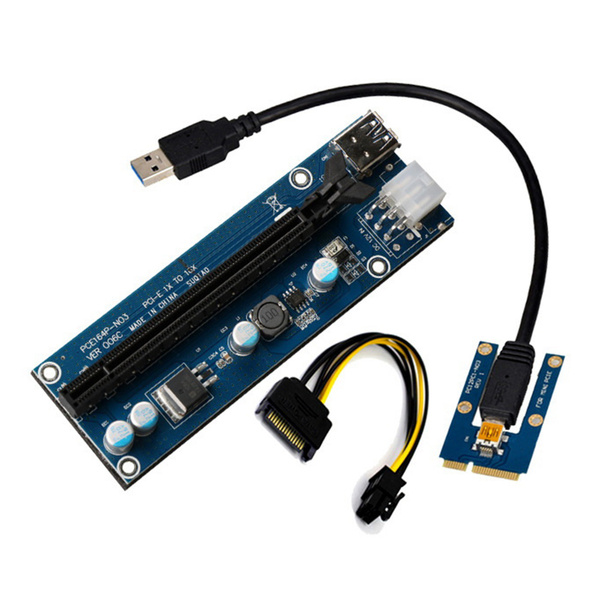 Видеокарта Mini PCIE PCIE X16 Плата расширения Riser Card - купить с ...