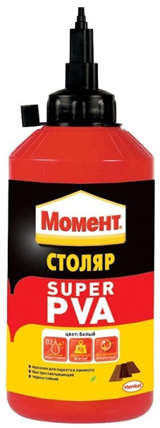 МОМЕНТ Столяр Супер ПВА клей для дерева (750г) / МОМЕНТ Столяр Super ...
