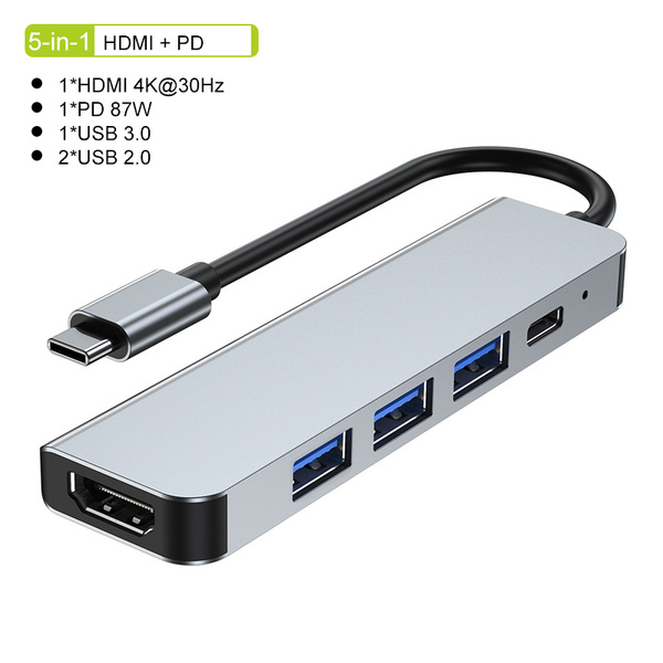 USB C HUB Type C Splitter Thunderbolt 3 Док-станция Адаптер для ...