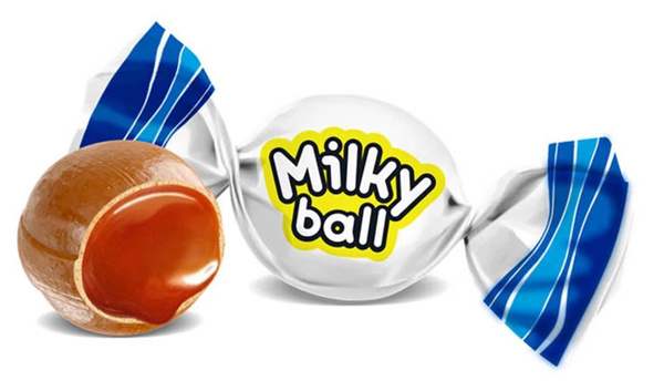 Конфеты весовые Milky ball вкусная молочная карамель 1 кг - купить с ...