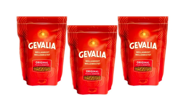 Сублимированный Растворимый Кофе средней обжарки Gevalia original ...