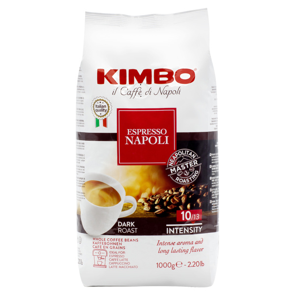 Кофе в зернах Kimbo Эспрессо Неаполитанский, 1кг - купить с доставкой ...