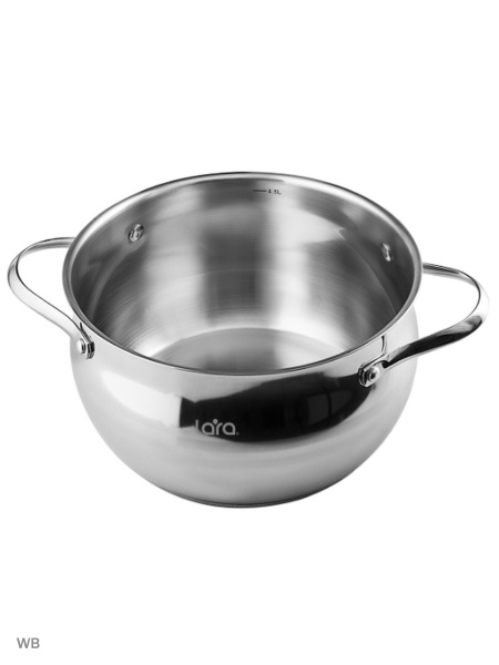 Кастрюля LARA, Нержавеющая сталь, 11,1 л - купить по выгодной цене в ...