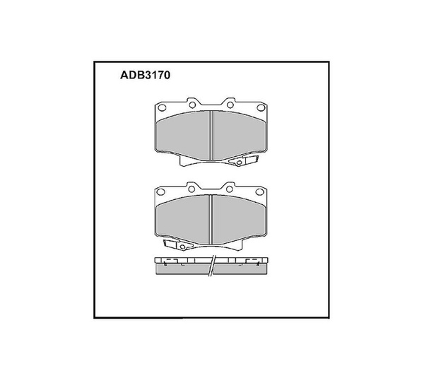 Allied nippon колодки отзывы. Колодки Allied Nippon Heavy Duty. Allied Nippon ADB 32202.