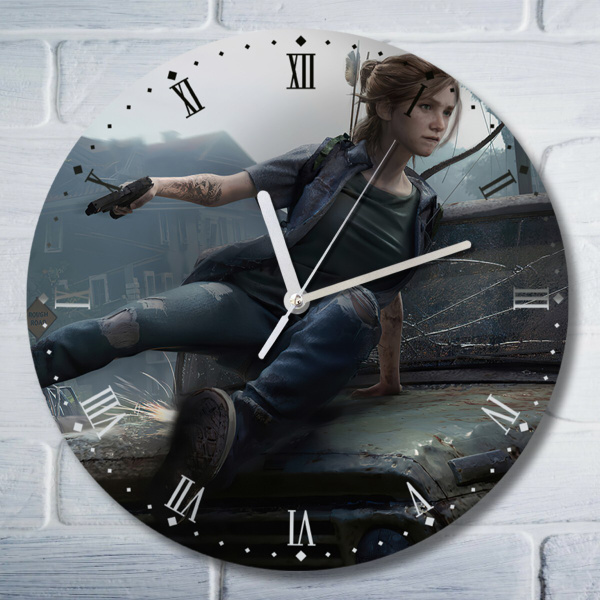 Настенные часы УФ игры the last of us 2 одни из нас 2 (ласт оф ас 2 ...