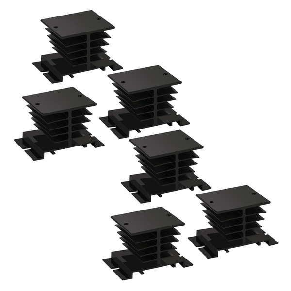 Теплоотвод с твердотельным реле 6 шт. алюминиевый радиатор ПИД ...