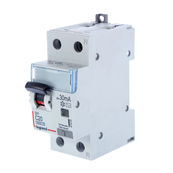 Дифференциальный автомат Legrand DX3 АВДТ 1P N C20 А 30 мА 6 кА АС ...