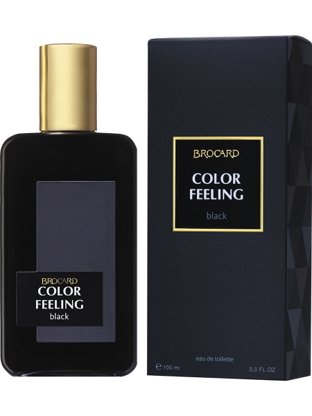 Brocard Туалетная вода мужская Color Feeling Black, 100 мл купить на ...