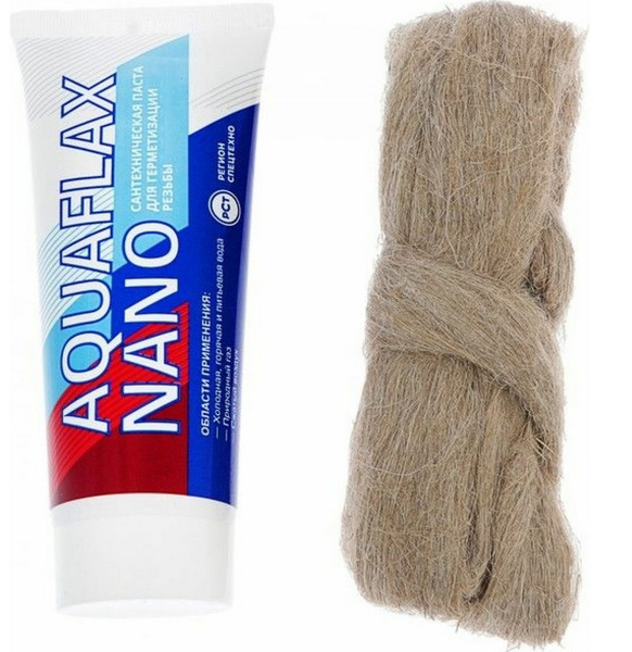 Паста для льна Aquaflax nano 270 грамм, тюбик 40 грамм лён ...