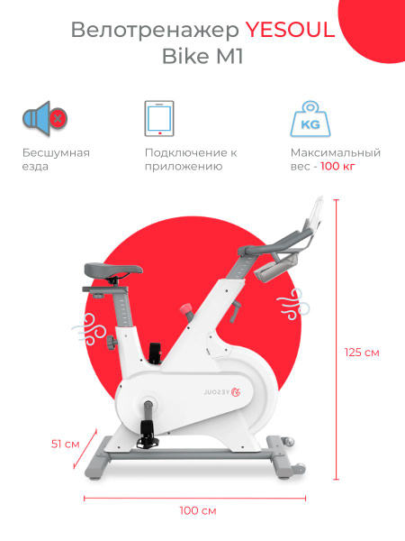 Велотренажер Yesoul M1 Вертикальный купить по доступной цене с ...